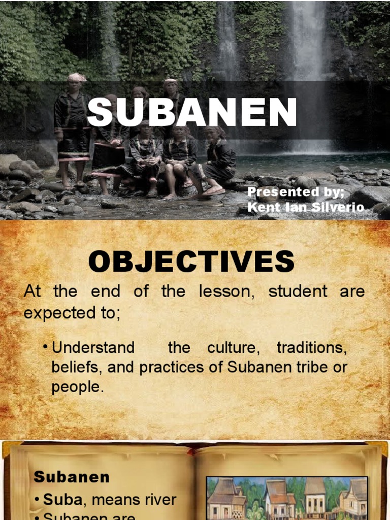 Ppt - 12 Subanen - Silverio-1 | PDF