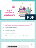 20 Estrategias para Ampliar El Vocabulario