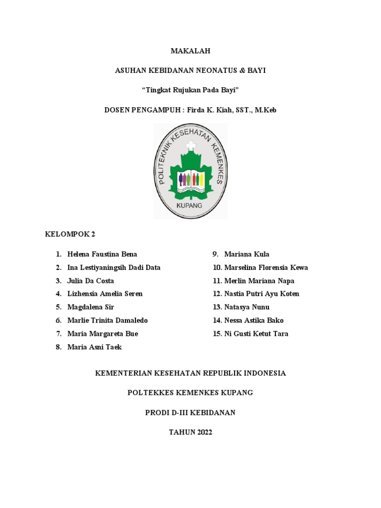Makalah Kelompok 2 Neo | PDF | Kesehatan Holistik | Sains & Matematika