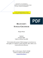 Beginner's Somali Grammar