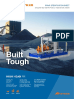 HH160-456-PR Pump Specification Sheet