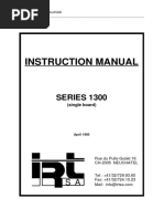 IRT 1300 Drive Manual