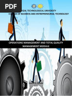 Opm With TQM Module by Prof. Noveda