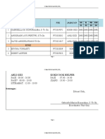 Jadwal Koki & Ag