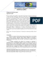 Artigo - A Desmitificação Das Tecnologias de Informação e Comunicação Na Administração Pública