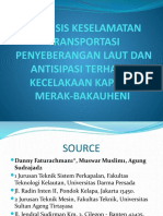 Analisis Keselamatan Transportasi Penyeberangan Laut Dan Antisipasi Terhadap