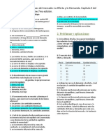 Práctica sobre las fuerzas del mercado: La oferta y la demanda. Capítulo 4 del libro N. Gregory Mankiw 7ma edición