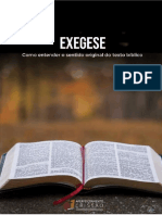 Apostila de Exegese Bíblica