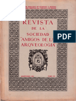 REVISTA DE LA SOCIEDAD DE "AMIGOS DE LA ARQUEOLOGIA" Tomo XII 1953