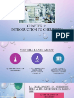 Introduction to Chemistry Fundamentals