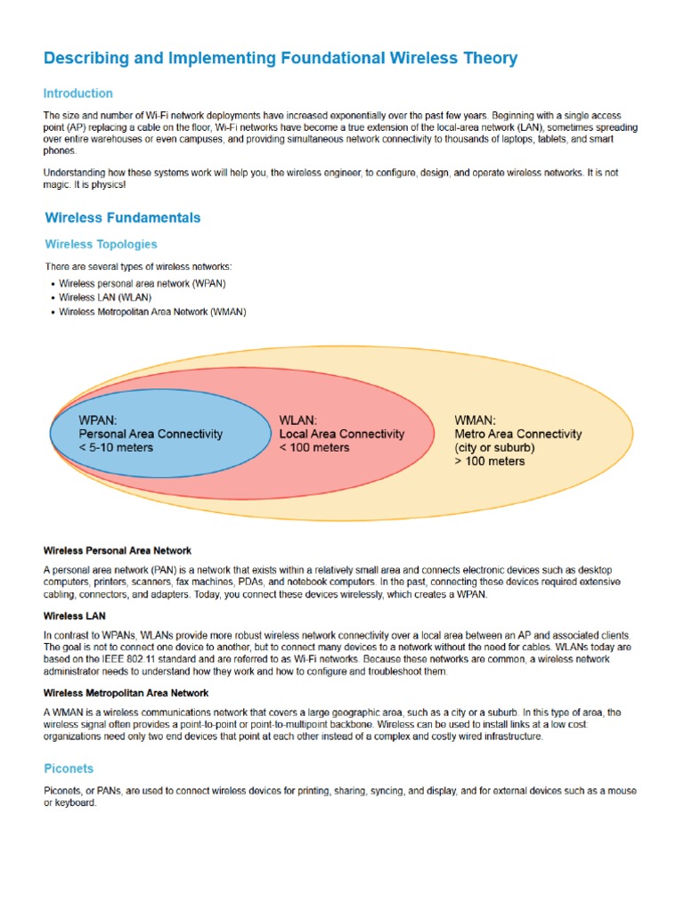 02-Describing and Implementing Foundational Wireless Theory | PDF ...
