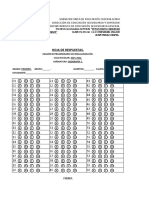 Hoja de Respuestas. Geografia.