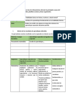 Formato para Plan de Reforzamiento