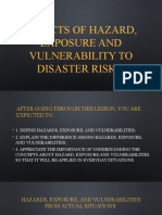 Effects of Hazard, Exposure and Vulnerability To Disaster Risks and Hazard and Its Types