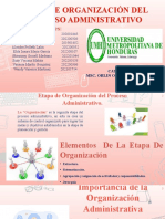 Etapa de Organización Del Proceso Administrativo