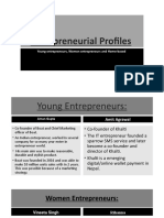 Entrepreneurial Profiles
