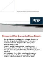 Penyusunan Model Matematik State Space