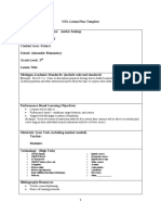 Udl Lesson Plan 3 Student Teaching