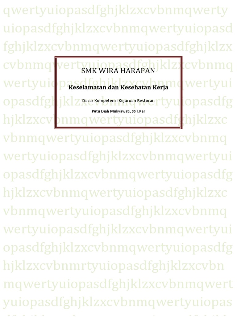 Kesehatan Dan Keselamatan Kerja (K3) | PDF