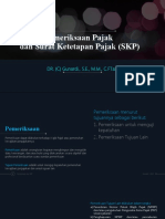 Pemeriksaan Pajak Dan SKP - PERTEMUAN 5