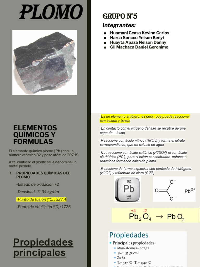 GRUPO 5 TEC - Equipo Pesado | PDF | Ácido | Dirigir