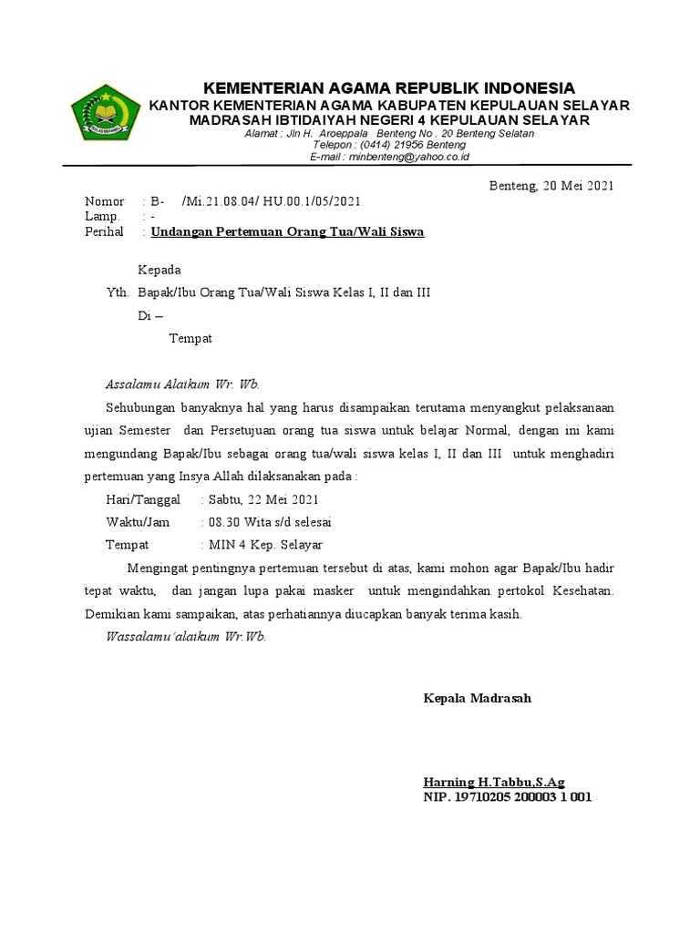 Undangan Rapat | PDF