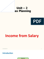 Unit - 2 Tax Planning