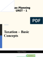 Tax Planning Unit - 1