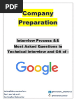 Google Interview Questions