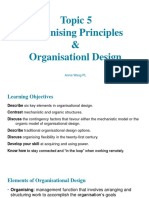 MGT6204 Topic 5 Organising Principles and Organisational Design