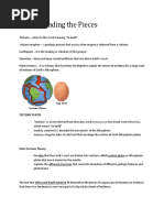 Understanding The Pieces: Tectonic Plates