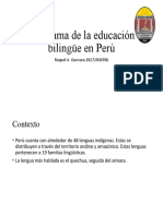 Presentación Seminario de Bilingüismo