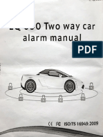 Two-way car alarm manual