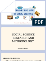 Lesson 3 Discipline and Ideas in Social Science