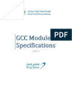 SFDA GCC Module 1 Specifications