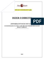 INFORMATIVO DIZER O DIREITO - Continuidade Do Livro Vade Mecum Jurisprudências