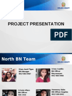 PROJECT PRESENTATION FOR NORTH BN TEAM