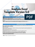 Safal Niveshak Stock Analysis Excel Template Navigation