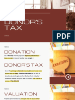 Donor's Tax