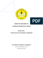 Term of Reference Sekolah Pasar Modal