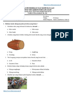 Soal PTS Kelas 4 Tema 1 Sub 1&2 - (WWW - Kherysuryawan.id)