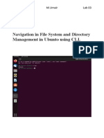 Ubuntu CLI File Navigation and Directory Management