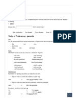 A1 Grammar - Verbs of Preference + Gerunds