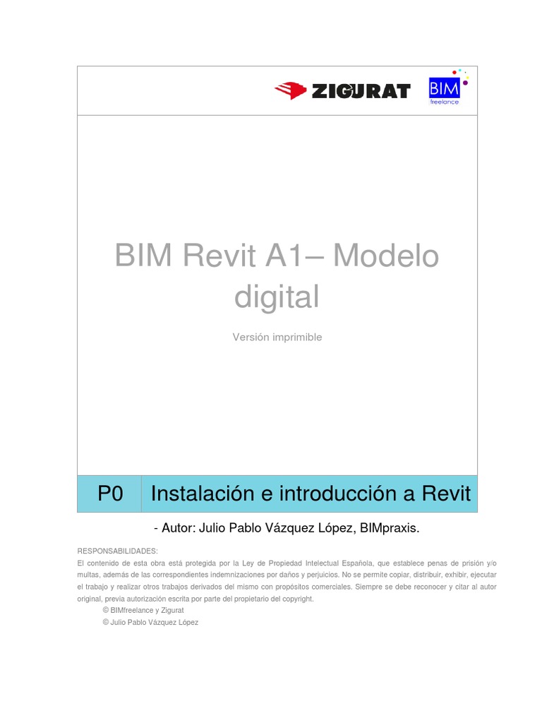 RVT P0 Instal e Intro Revit | PDF | Autodesk Revit | Ciencias de la ...