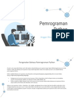 Materi ASD Pertemuan Ke-3 - Pengantar Bahasa Pemrograman Python