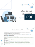 Materi ASD Pertemuan Ke-6 - Conditional Statement