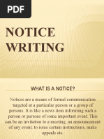 Notice Writing