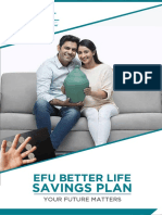 SAVE FOR YOUR FUTURE WITH EFU BETTER LIFE SAVINGS PLAN