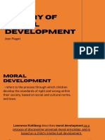 Piaget's theory of moral development stages