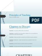 Principles of Teaching Soriano Report